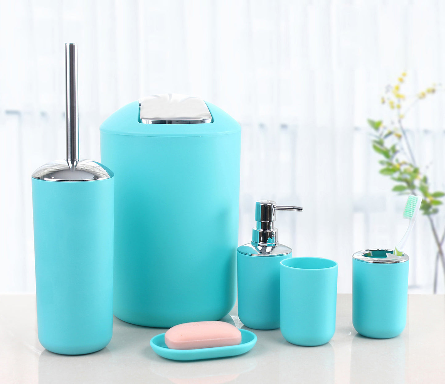 6-Piece Bathroom Accessory Set
